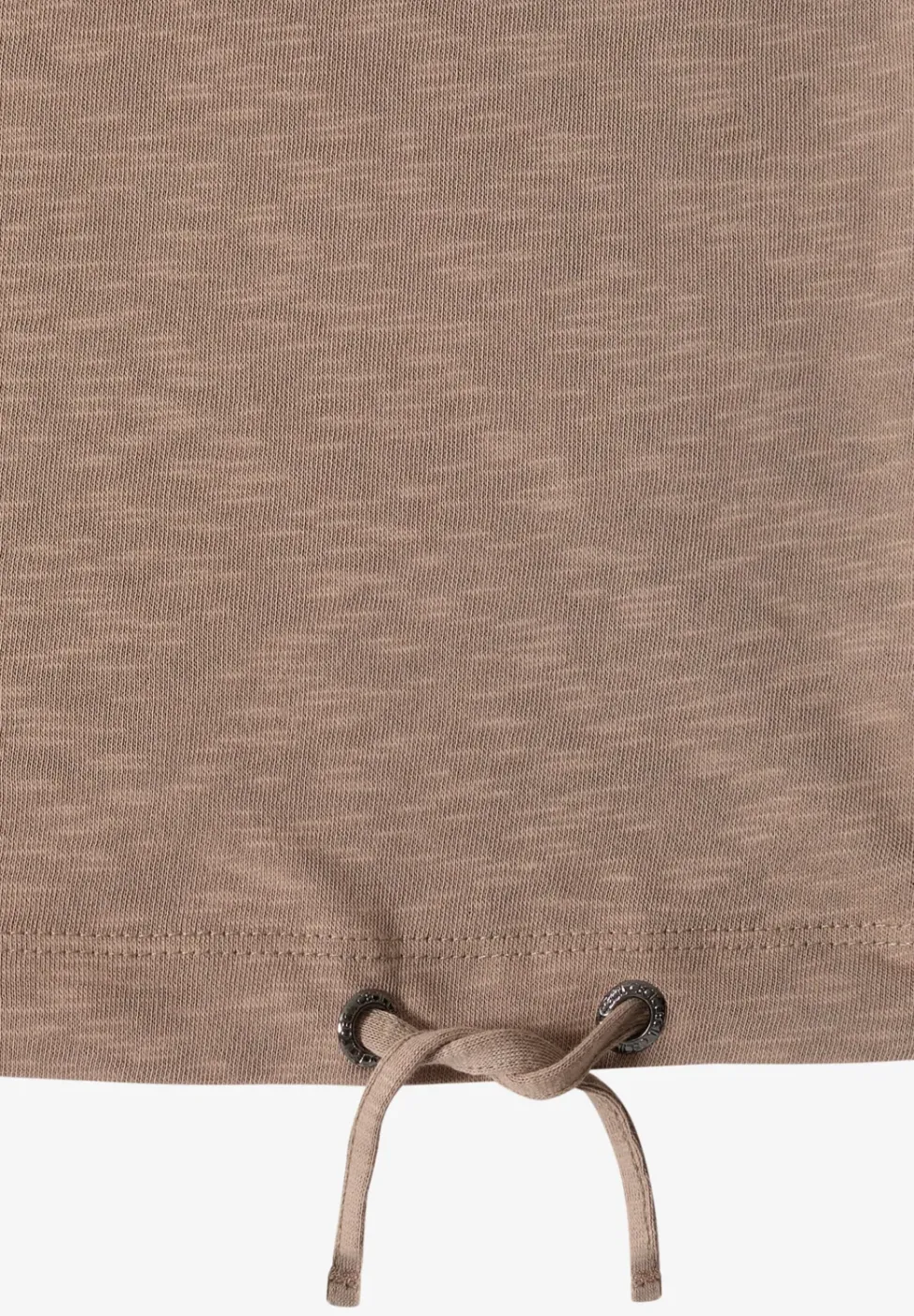 Slub Shirt met ronde hals