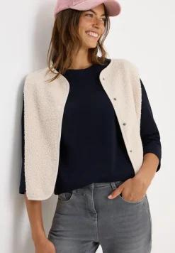 Slub Shirt met ronde hals