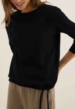 Slub Shirt met ronde hals