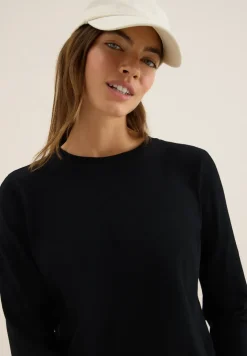 Slub Shirt met ronde hals
