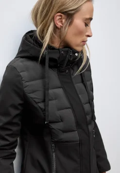 Softshell jas met details