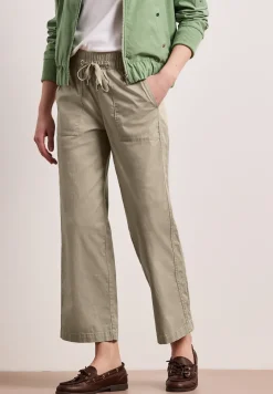 Straight Legs broek in paper touch stof