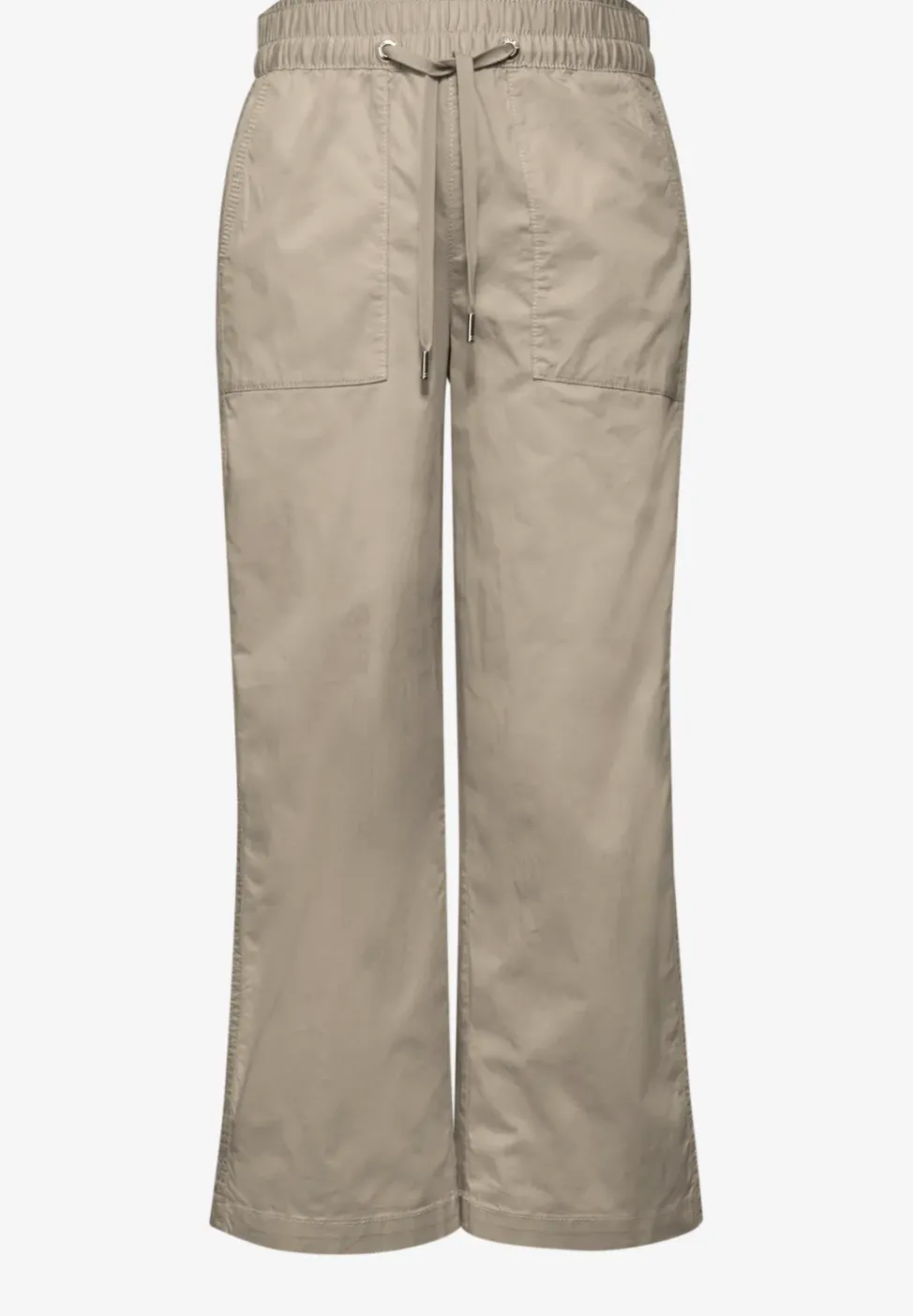 Straight Legs broek in paper touch stof
