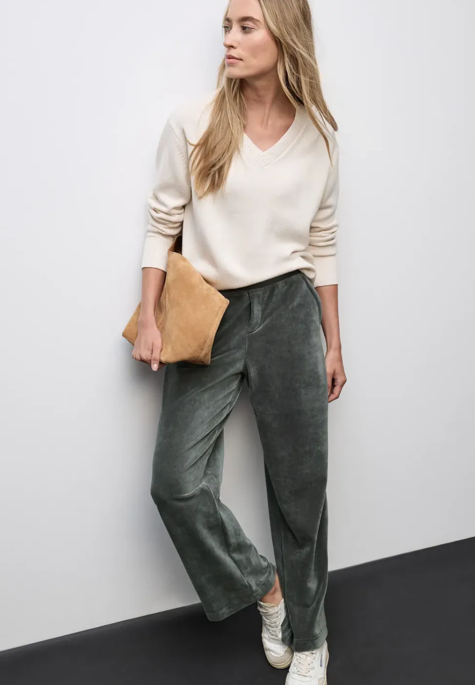 Straight Legs corduroy broek