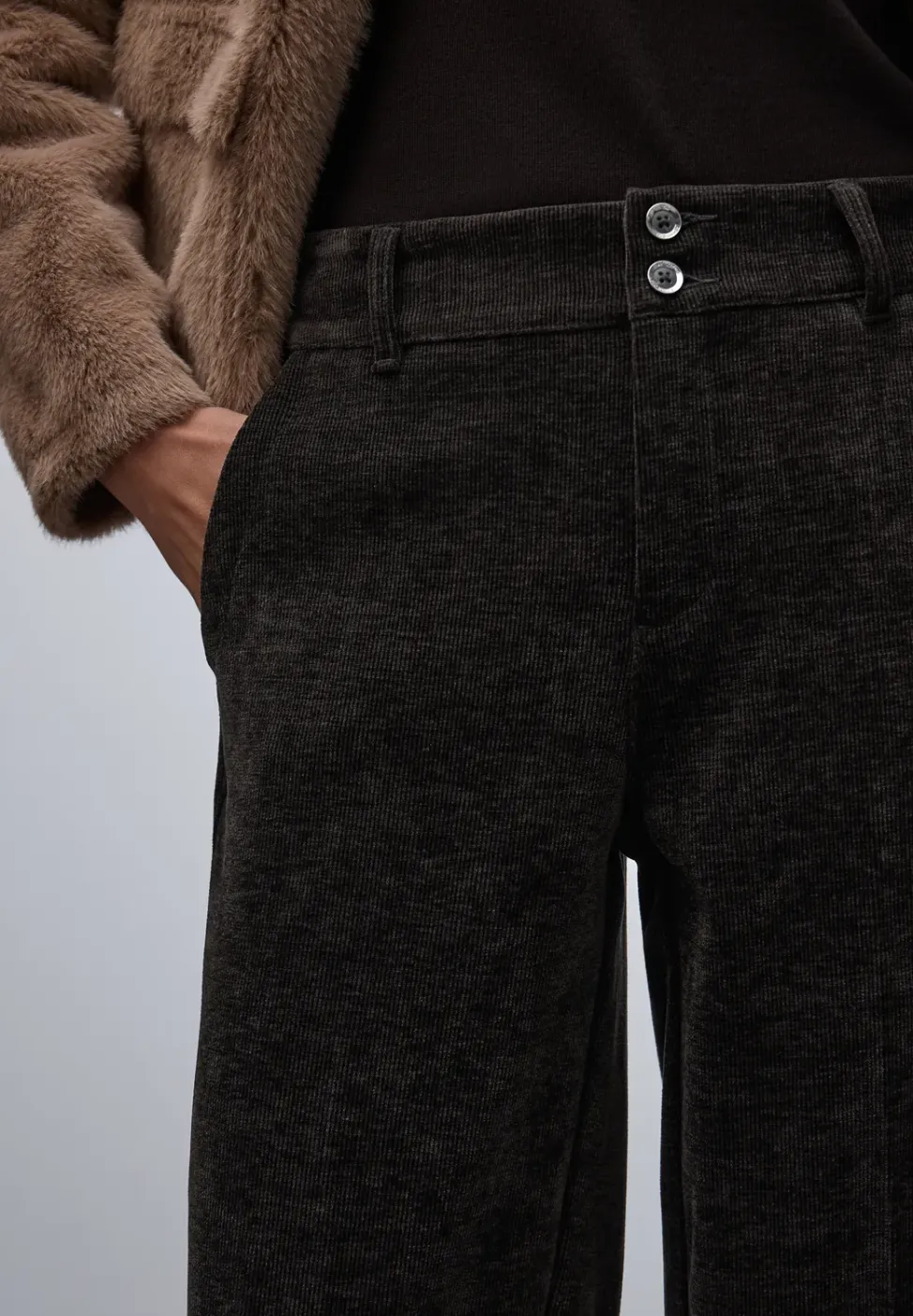 Straight Legs corduroy broek