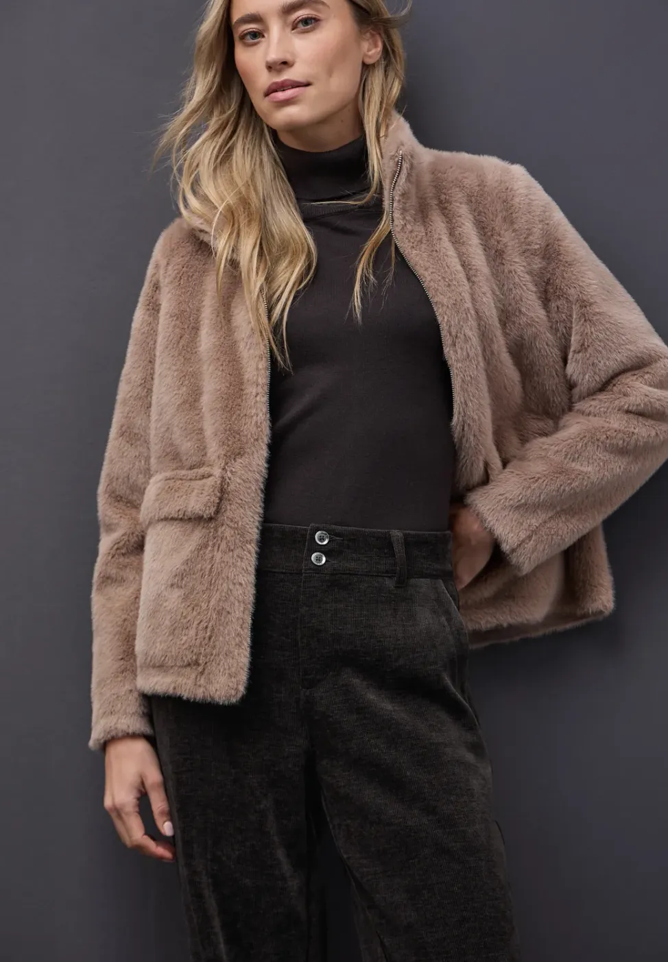 Straight Legs corduroy broek