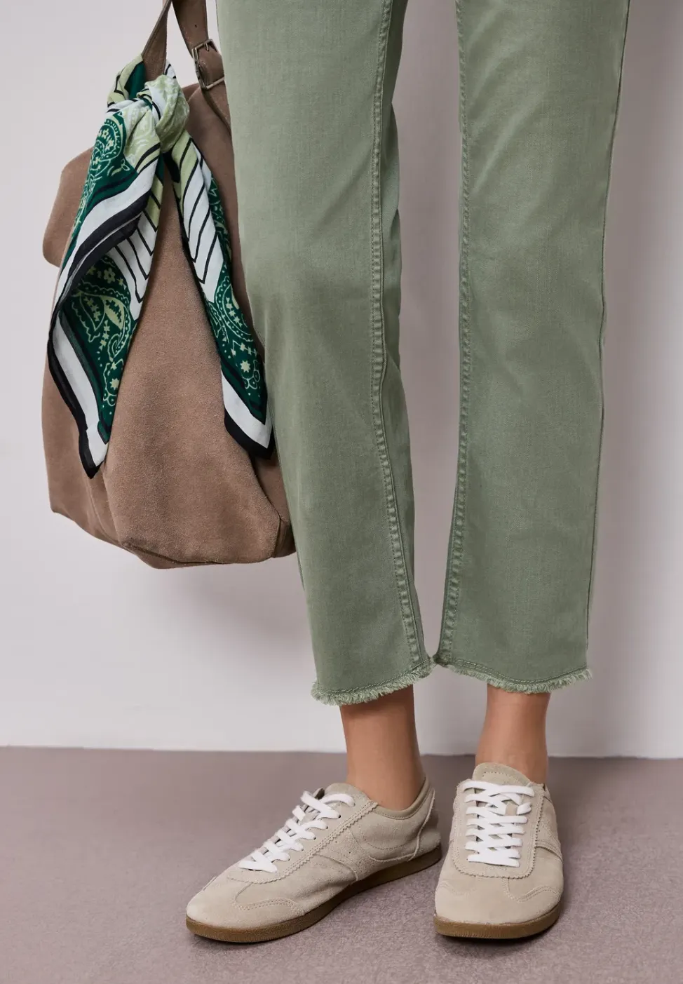 Straight Legs jeans met franje aan de zoom
