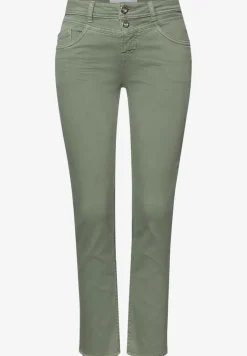 Straight Legs jeans met franje aan de zoom