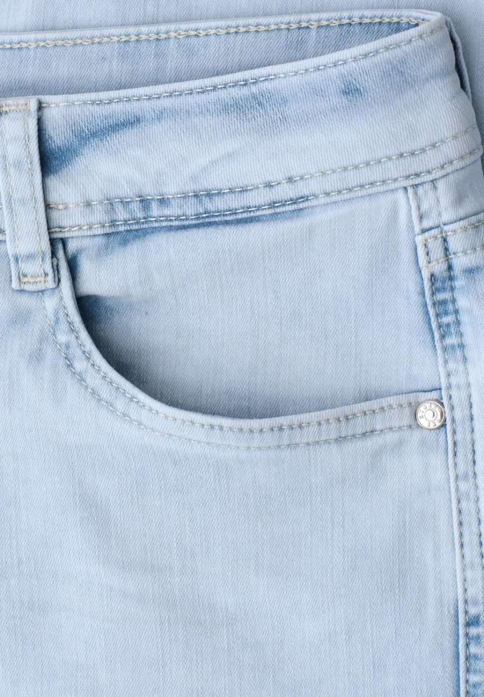 Straight Legs jeans met franje aan de zoom