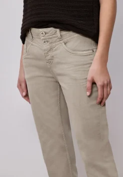 Straight Legs jeans met franje aan de zoom