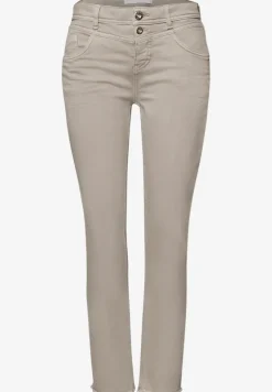 Straight Legs jeans met franje aan de zoom