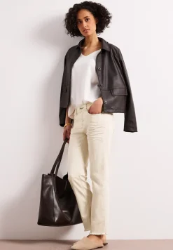 Straight Legs jeans met open zoom