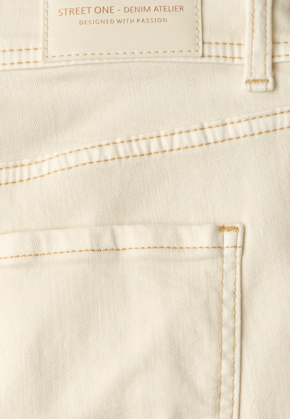Straight Legs jeans met open zoom