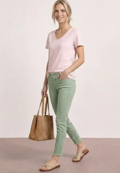 Straight Legs jeans met open zoom