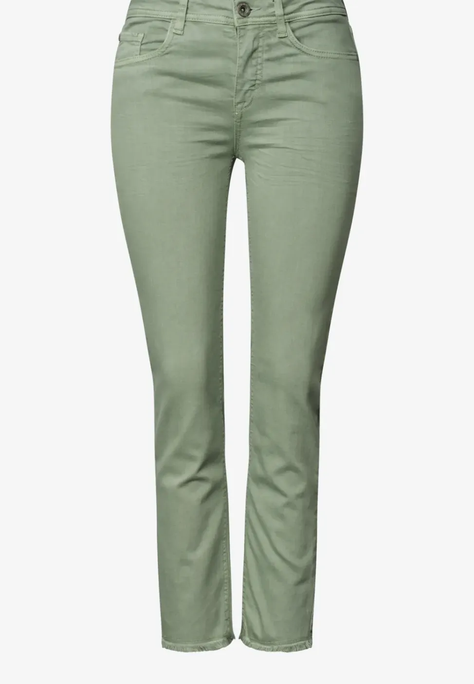 Straight Legs jeans met open zoom