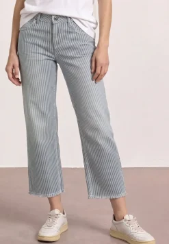 Straight Legs jeans met strepen
