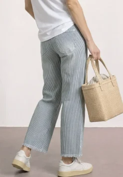 Straight Legs jeans met strepen