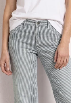 Straight Legs jeans met strepen