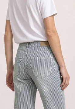 Straight Legs jeans met strepen