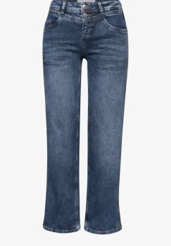 Straight Legs jeans met tape