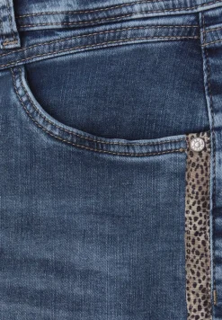 Straight Legs jeans met tape