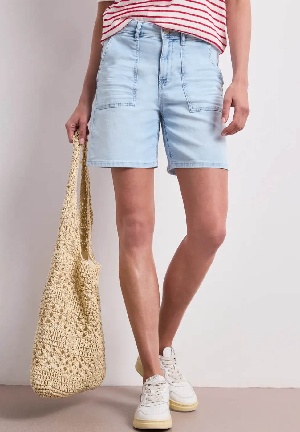 Straight Legs shorts in een casual pasvorm
