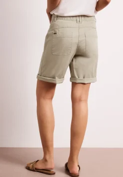 Straight Legs bermuda met omslag