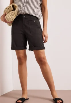 Straight Legs bermuda met omslag