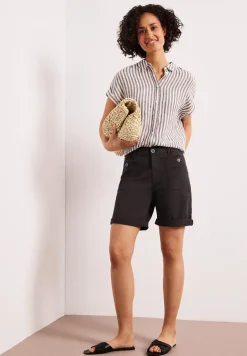 Straight Legs bermuda met omslag