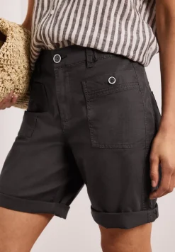Straight Legs bermuda met omslag