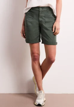 Straight Legs bermuda met omslag