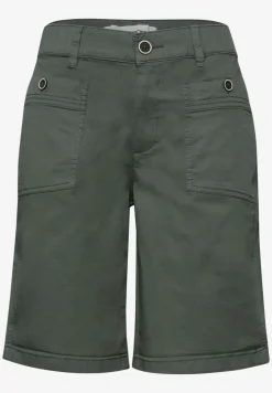 Straight Legs bermuda met omslag