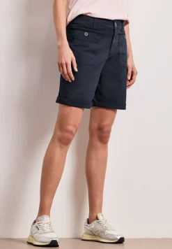 Straight Legs bermuda met omslag