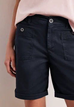 Straight Legs bermuda met omslag