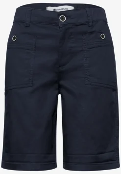 Straight Legs bermuda met omslag