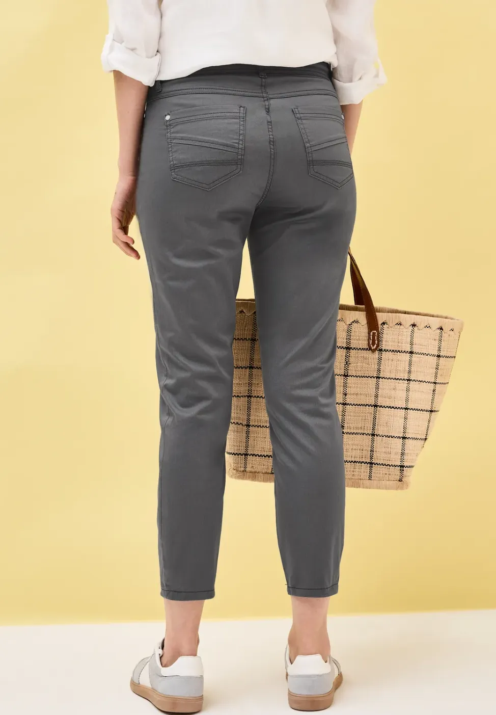 7/8 straight legs broek