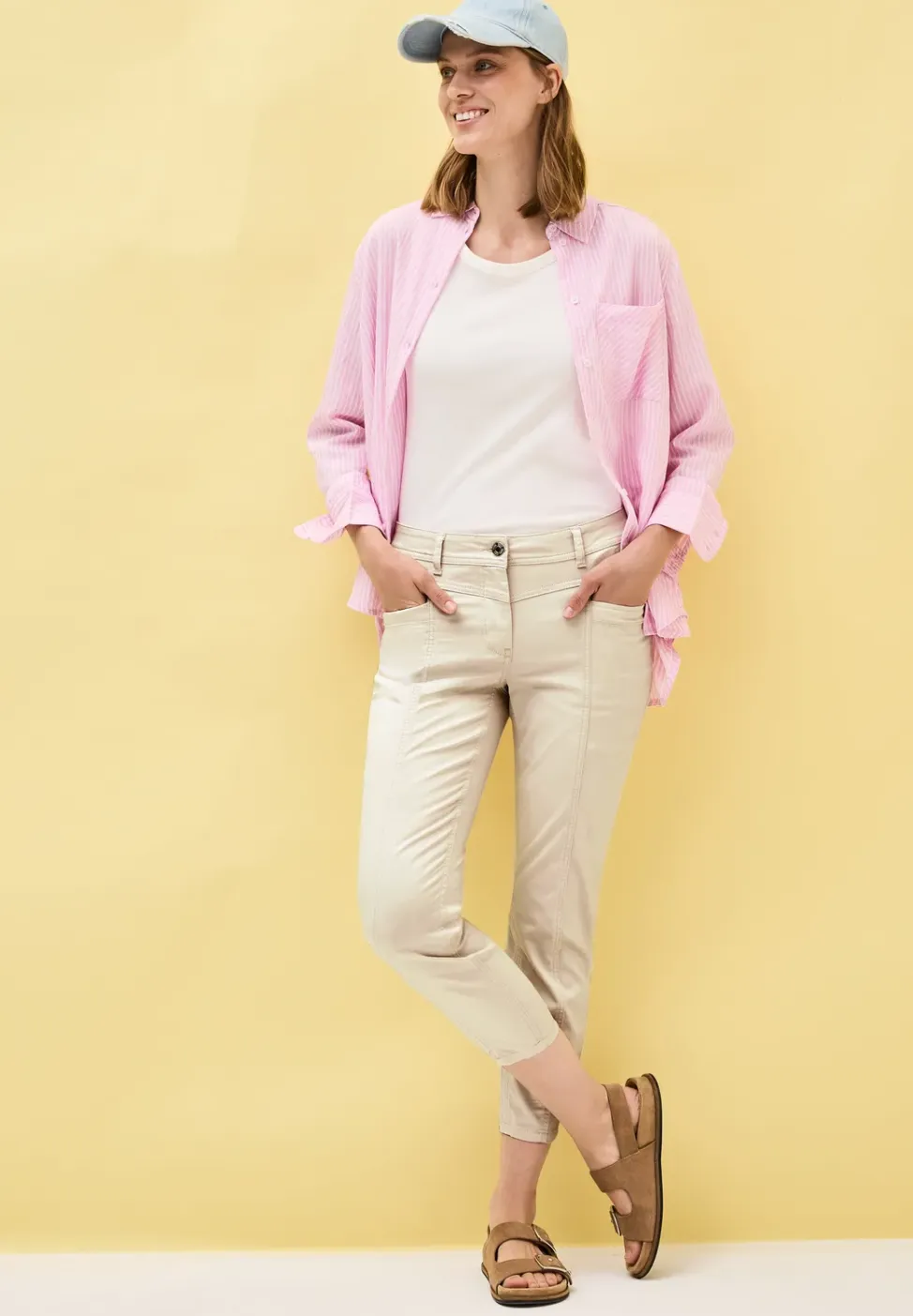 7/8 straight legs broek