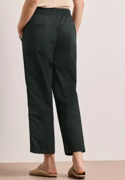 Straight Legs broek in paper touch stof