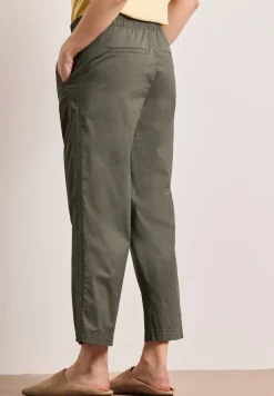 Straight Legs broek in paper touch stof