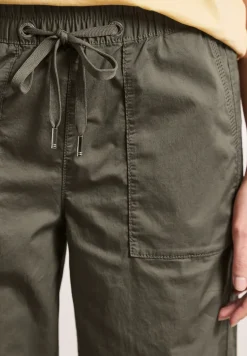 Straight Legs broek in paper touch stof