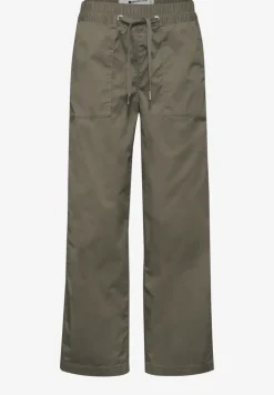 Straight Legs broek in paper touch stof