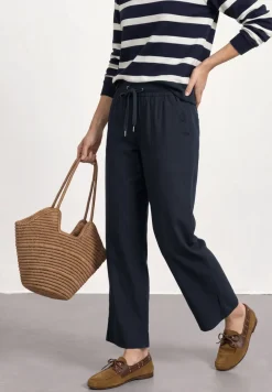 Straight Legs broek met omgeslagen detail