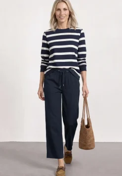 Straight Legs broek met omgeslagen detail