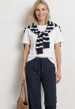 Straight Legs broek met omgeslagen detail