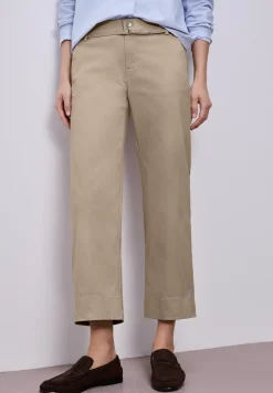 Straight Legs broek met riemdetail