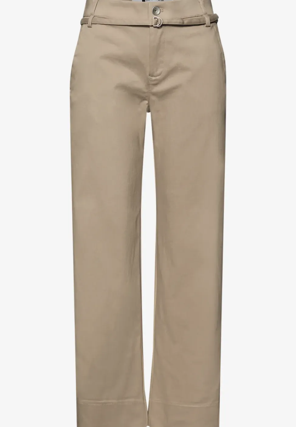 Straight Legs broek met riemdetail