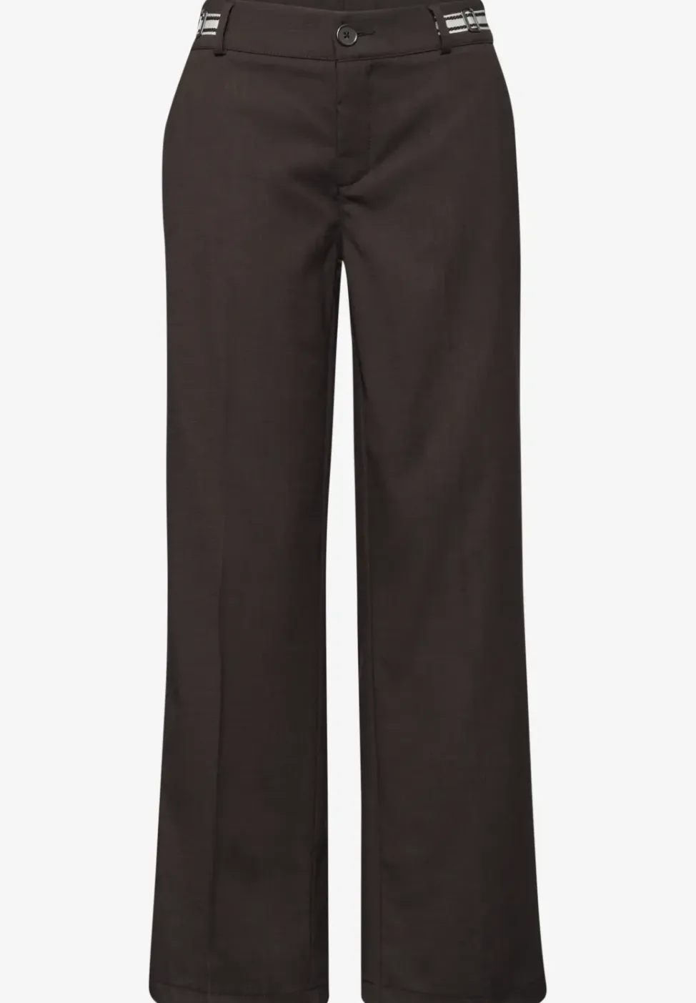Straight Legs broek met riemdetails