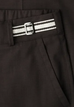 Straight Legs broek met riemdetails