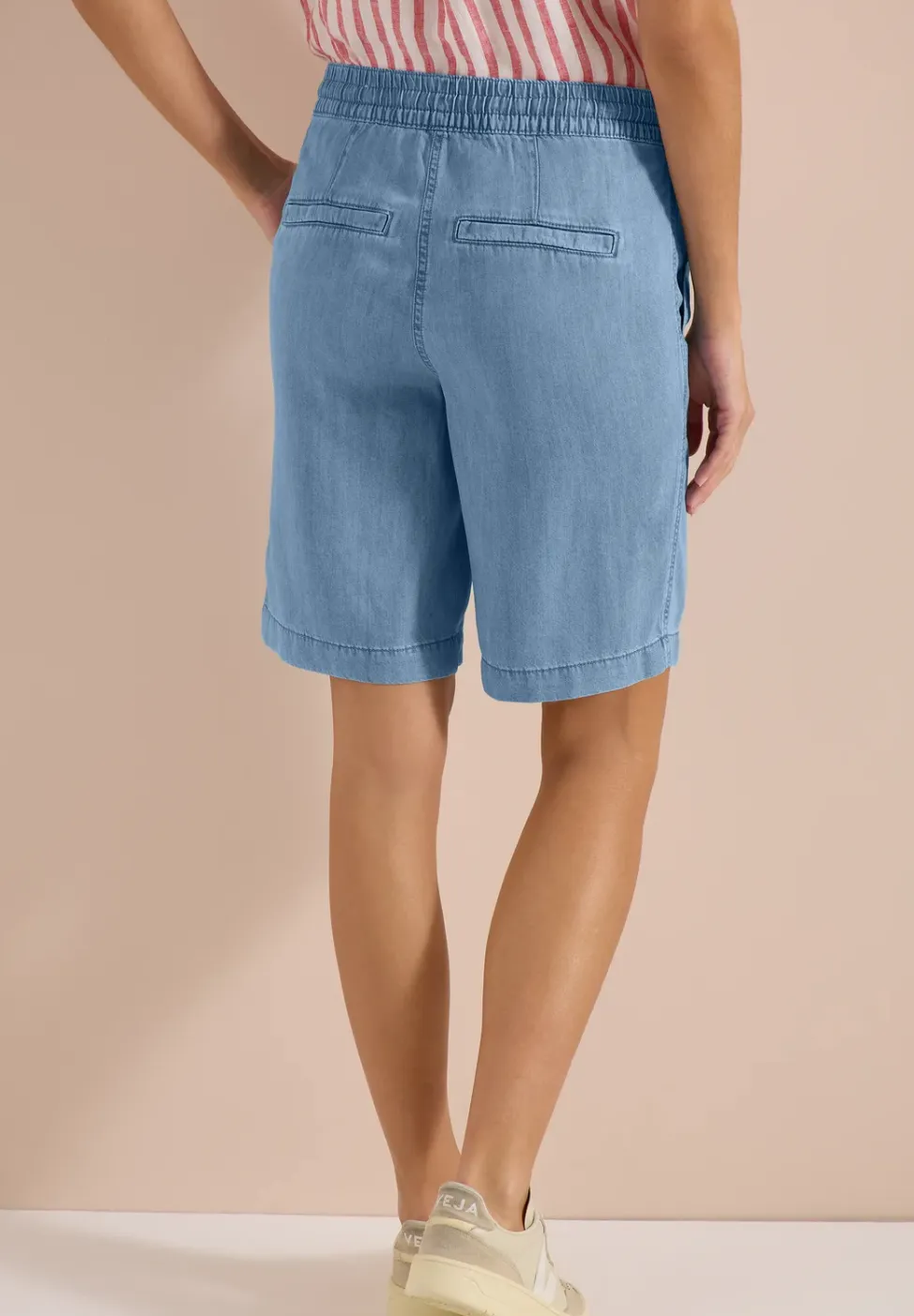 Straight Legs shorts in een gewassen look