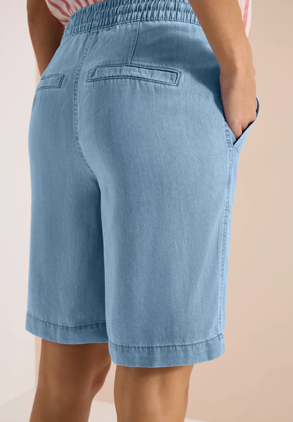 Straight Legs shorts in een gewassen look